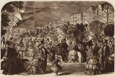 La Exposición de Horticultura, Nave Este, 1855 de English School